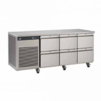 EP1/3H EcoPro G2 1/3 Refrigerated Counter with Drawers (door/drawer combination: 2-2-2)