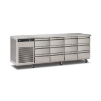 EP1/4H EcoPro G2 1/4 Refrigerated Counter with Drawers (door/drawer combination: 3-3-3-3)