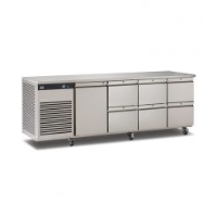 EP1/4H EcoPro G2 1/4 Refrigerated Counter with Drawers (door/drawer combination: D-2-2-2)