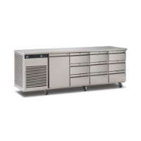 EP1/4H EcoPro G2 1/4 Refrigerated Counter with Drawers (door/drawer combination: D-3-3-3)