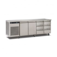 EP1/4H EcoPro G2 1/4 Refrigerated Counter with Drawers (door/drawer combination: D-D-3-3)