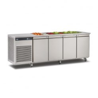 EP1/4H EcoPro G2 1/4 Refrigerated Counter with Saladette Cut Out