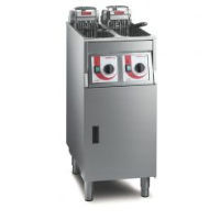 FriFri Super Easy 422 Electric Free-standing Twin Tank Fryer with Filtration - 2 Baskets - W 400 mm - 15 kW