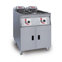 FriFri Super Easy 622 Electric Free-standing Twin Tank Fryer with Filtration - 2 Baskets - W 600 mm - 2 x 15.0 kW