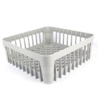 Glass basket extra height 400x400x150mm