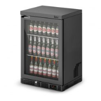 IMC Mistral M60 Bottle Cooler [Front Load] - Glass Door - Black Painted Frame - H 900 mm - W 600 mm - 0.225 kW