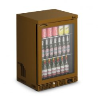 IMC Mistral M60 Bottle Cooler [Front Load] - Glass Door - Brown Painted Frame - H 850 mm - W 600 mm - 0.225 kW