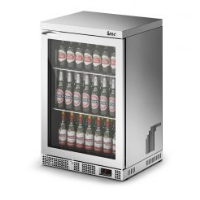 IMC Mistral M60 Bottle Cooler [Front Load] - Glass Door - Silver Painted Frame - H 900 mm - W 600 mm - 0.225 kW