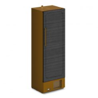 IMC Mistral TC60 Bottle Cooler [Front Load] - Brown Painted Frame for Customer Supplied Wood Panel - H 1850 mm - W 600 mm - 0.759 kW