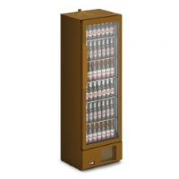 IMC Mistral TC60 Bottle Cooler [Front Load] - Glass Door - Brown Painted Frame - H 1850 mm - W 600 mm - 0.759 kW