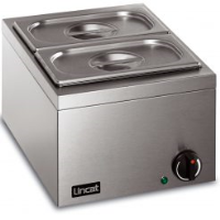 Lincat Lynx 400 Electric Counter-top Bain Marie - Dry Heat - inc. 2 x 1/4 GN Dishes - W 285 mm - 0.25 kW