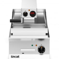 Lincat Opus 800 Electric Counter-top Clam Griddle - Flat Upper Plate - W 400 mm - 8.6 kW