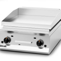 Lincat Opus 800 Natural Gas Counter-top Griddle - Ribbed Plate - W 600 mm - 15.5 kW