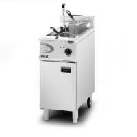Lincat Opus 800 Natural Gas Free-standing Single Tank Fryer with Pumped Filtration - 2 Baskets - W 400 mm - 22.0 kW