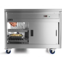Lincat Panther 800 Series Free-standing Hot Cupboard - Bain Marie Top - 4GN - W 1530 mm - 4.9 kW