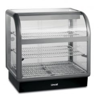 Lincat Seal 650 Series Counter-top Curved Front Heated Merchandiser - Back-Service - W 750 mm - 1.52 kW