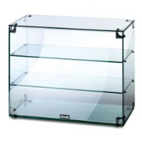 Lincat Seal Counter-top Glass Display Case - Open Back - W 607 mm