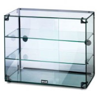 Lincat Seal Counter-top Glass Display Case - Rear Sliding Doors - W 607 mm