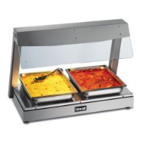 Lincat Seal Counter-top Heated Display with Gantry - 2 x 1/1 GN - W 790 mm - 1.5 kW