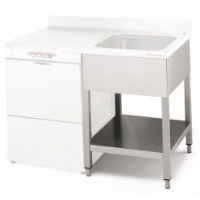 Sink unit legs for dishwasher 1800x600 FLS-618 R/L (without undershelf) for worktops 5898618/5899618