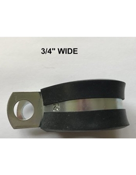 Wide Band Rubber Lined P Clips