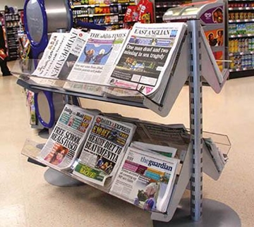 Queuing Display Shelves For Shops