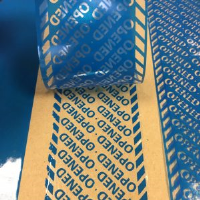 Blue Covert Tamper Evident Security Tape In Leicestershire