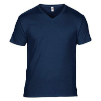 Anvil featherweight v-neck tee