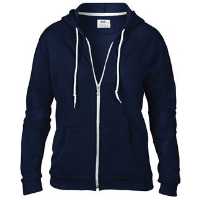 Anvil women's full-zip hooded sweatshirt