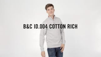 B&C ID.004 &#188; zip sweatshirt