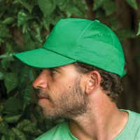 Boston 5-panel polycotton printer's cap