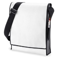 Budget vertical messenger bag