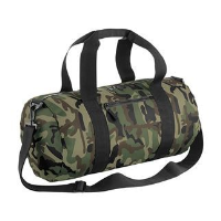 Camo barrel bag