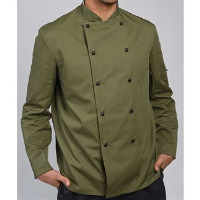 Chef's jacket stud button, technicolour long sleeve (DD56)