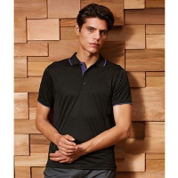 Contrast Coolchecker&#174; polo