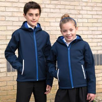 Core junior TX performance hooded softshell jacket