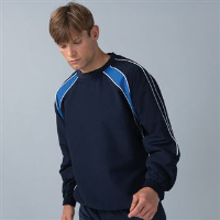 Crew neck warm-up drill top
