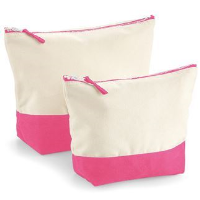 Dipped base canvas accessory bag