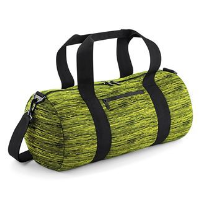 Duo knit barrel bag