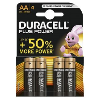 Duracell Plus Power AA batteries 4-pack