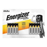 Energizer Alkaline power AAA Batteries pack 8