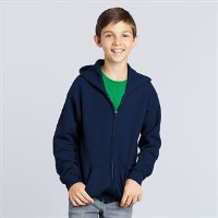 Heavy Blend&#8482; youth full-zip hooded sweatshirt