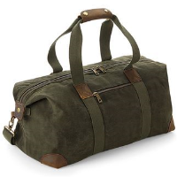 Heritage waxed canvas holdall