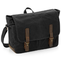 Heritage waxed canvas messenger