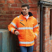 Hi-vis Fontaine storm jacket (HVP309)