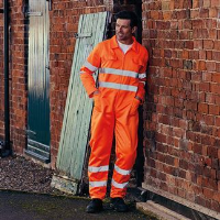 Hi-vis polycotton coverall (HV058)