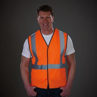 Hi-vis railway (pull apart) waistcoat class 2 (HVW118PE)