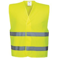 Hi-vis two-band vest (C474)