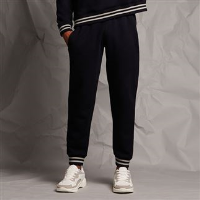 Joggers with striped cuffs