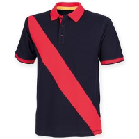 Kids diagonal stripe piqu&#233; polo shirt - tag-free